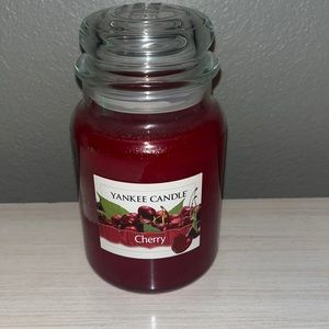 Yankee candle OG cherry candle. Large jar, brand new!